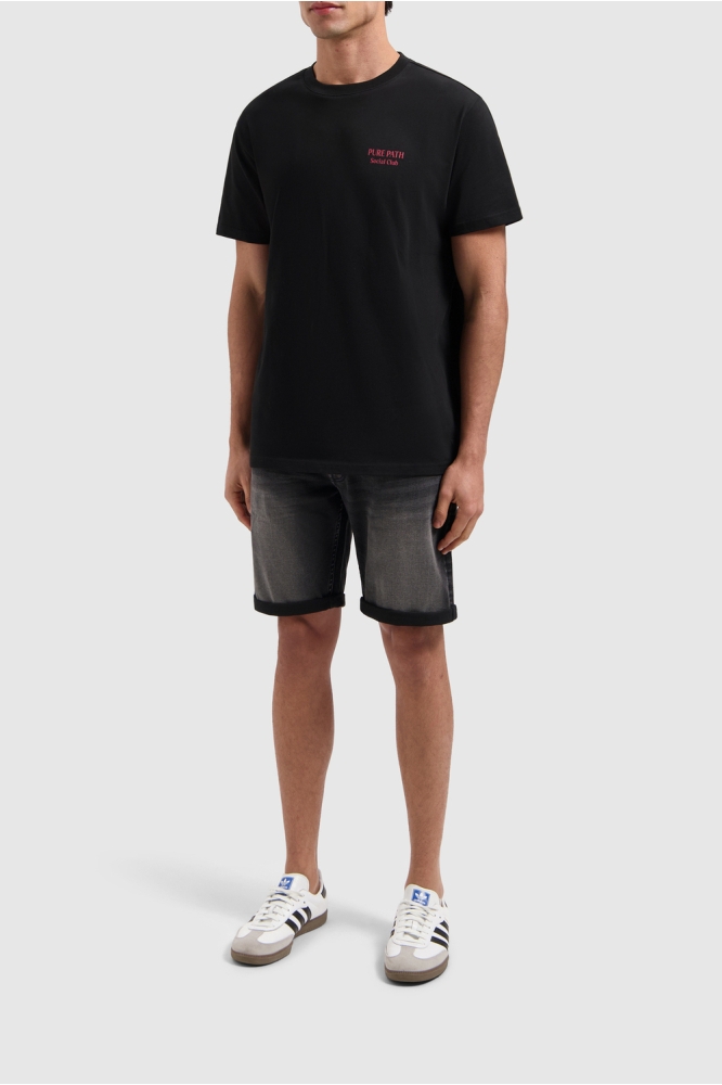 T SHIRT 25010117 02 BLACK
